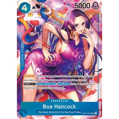 Boa Hancock (Parallel) OP01-078 SR Romance Dawn - Single