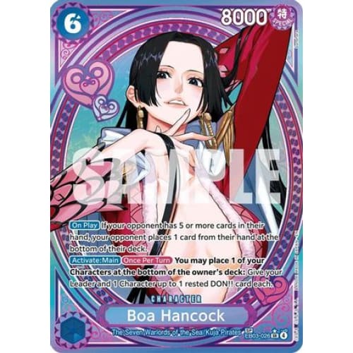 Boa Hancock (SP) EB03-026 SR Extra Booster: One Piece