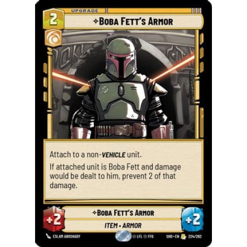 Boba Fett’s Armor (224/262) - Shadows of the Galaxy Foil