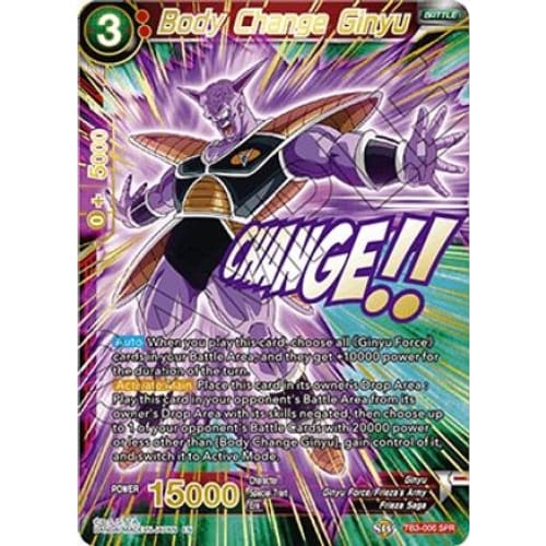 Body Change Ginyu (SPR) (Clash of Fates) - Single