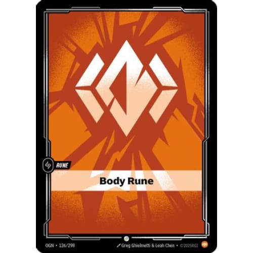 Body Rune (126/298) - Origins Foil - Single