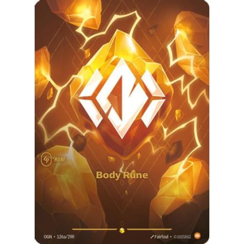 Body Rune (Alternate Art) (126a/298) - Origins Foil - Single