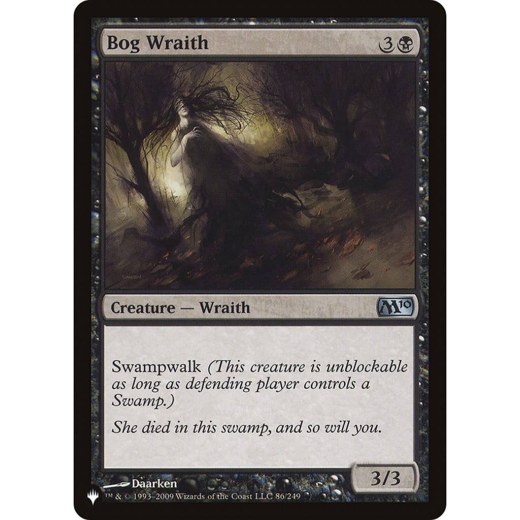 Bog Wraith (PLST-M10-86) - Single