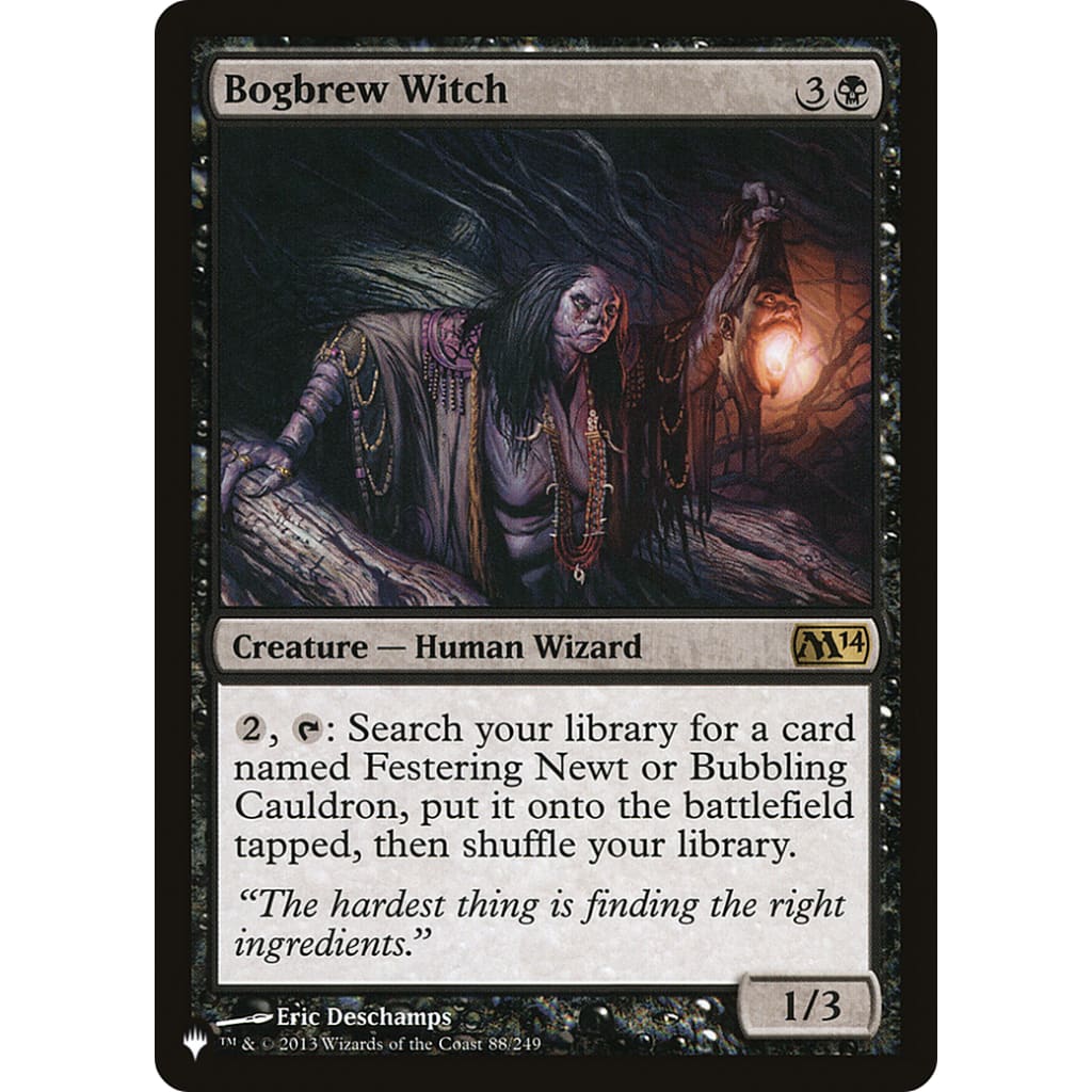 Bogbrew Witch (PLST-M14-88) - Single