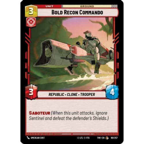 Bold Recon Commando (161/257) - Single