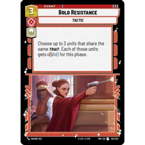Bold Resistance (153/257) - Single