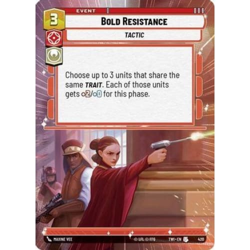 Bold Resistance (Hyperspace) (420) Foil - Single