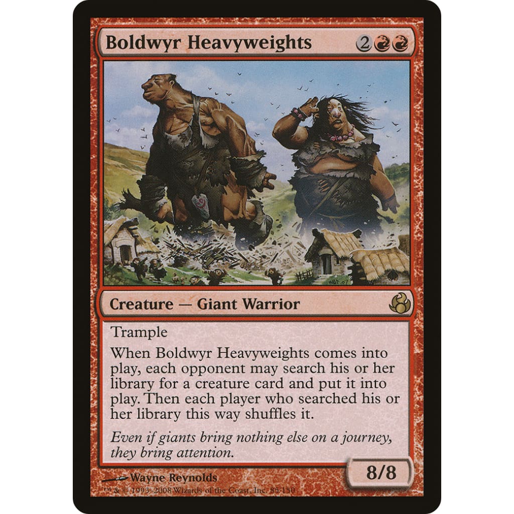Boldwyr Heavyweights (MOR-085) Foil - Single