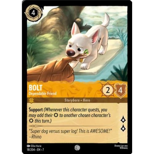 Bolt - Dependable Friend (18/204) - Archazias Island Cold