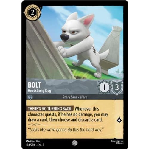 Bolt - Headstrong Dog (184/204) - Archazias Island - Single