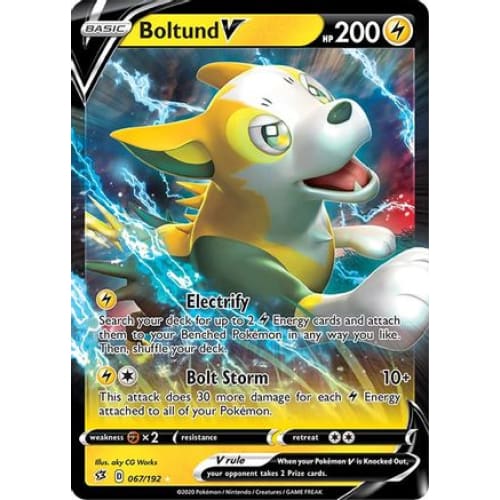 Boltund V (067/192) Holo Rare Holofoil - Single