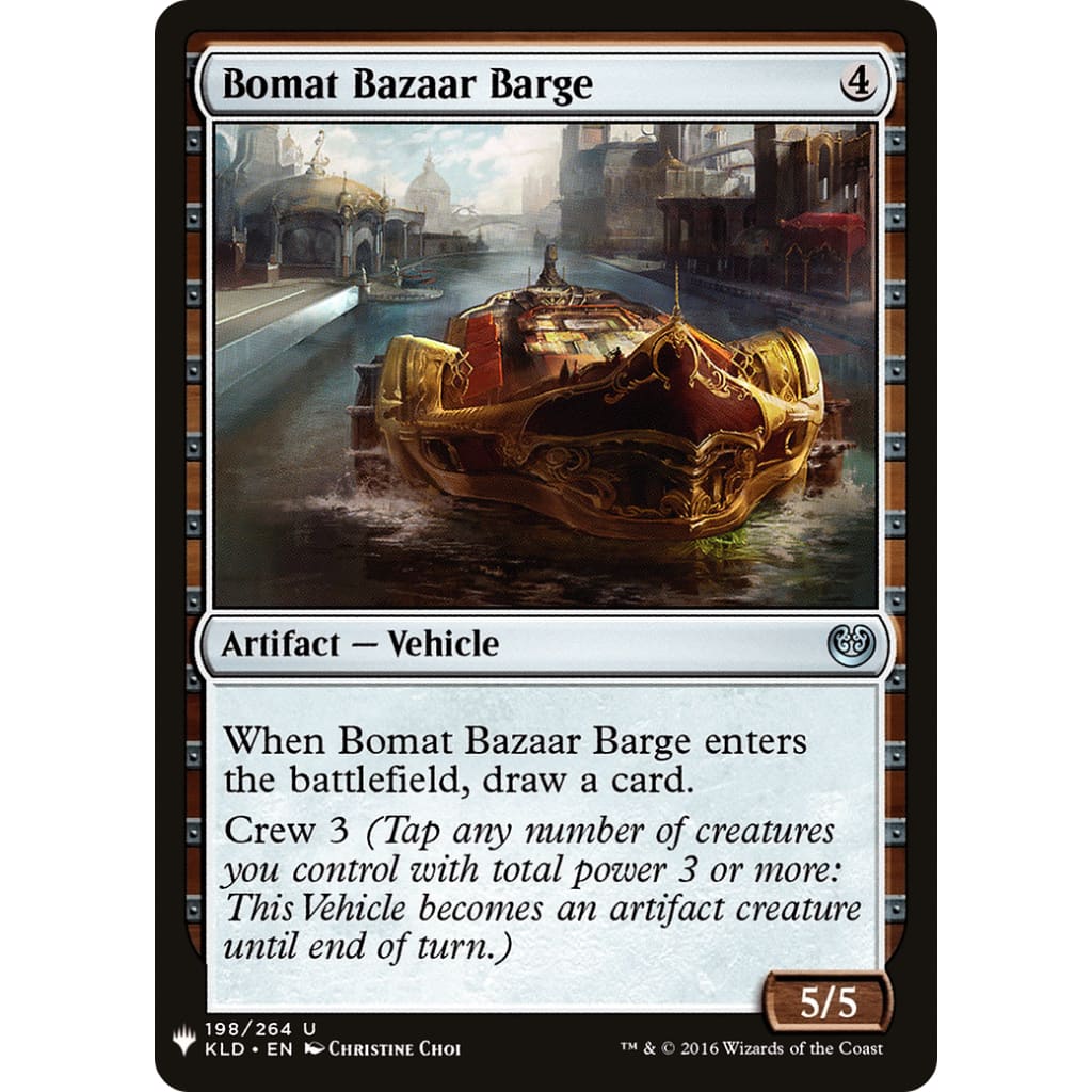 Bomat Bazaar Barge (PLST-KLD-198) - Single