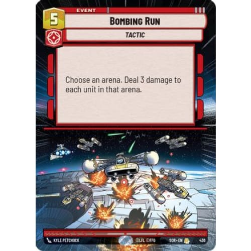 Bombing Run (Hyperspace) (436) - Spark of Rebellion Foil