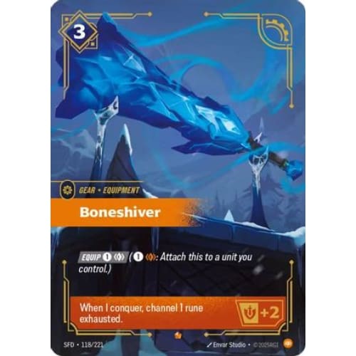 Boneshiver (118/221) - Spiritforged Foil - Single