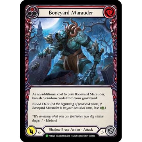 Boneyard Marauder (Red) (FLESH AND BLOOD: PROMO CARDS)