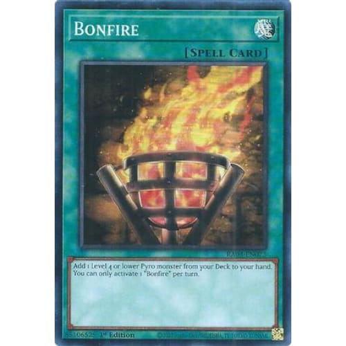 Bonfire - RA03-EN073 Super Rare 1st Edition - Single