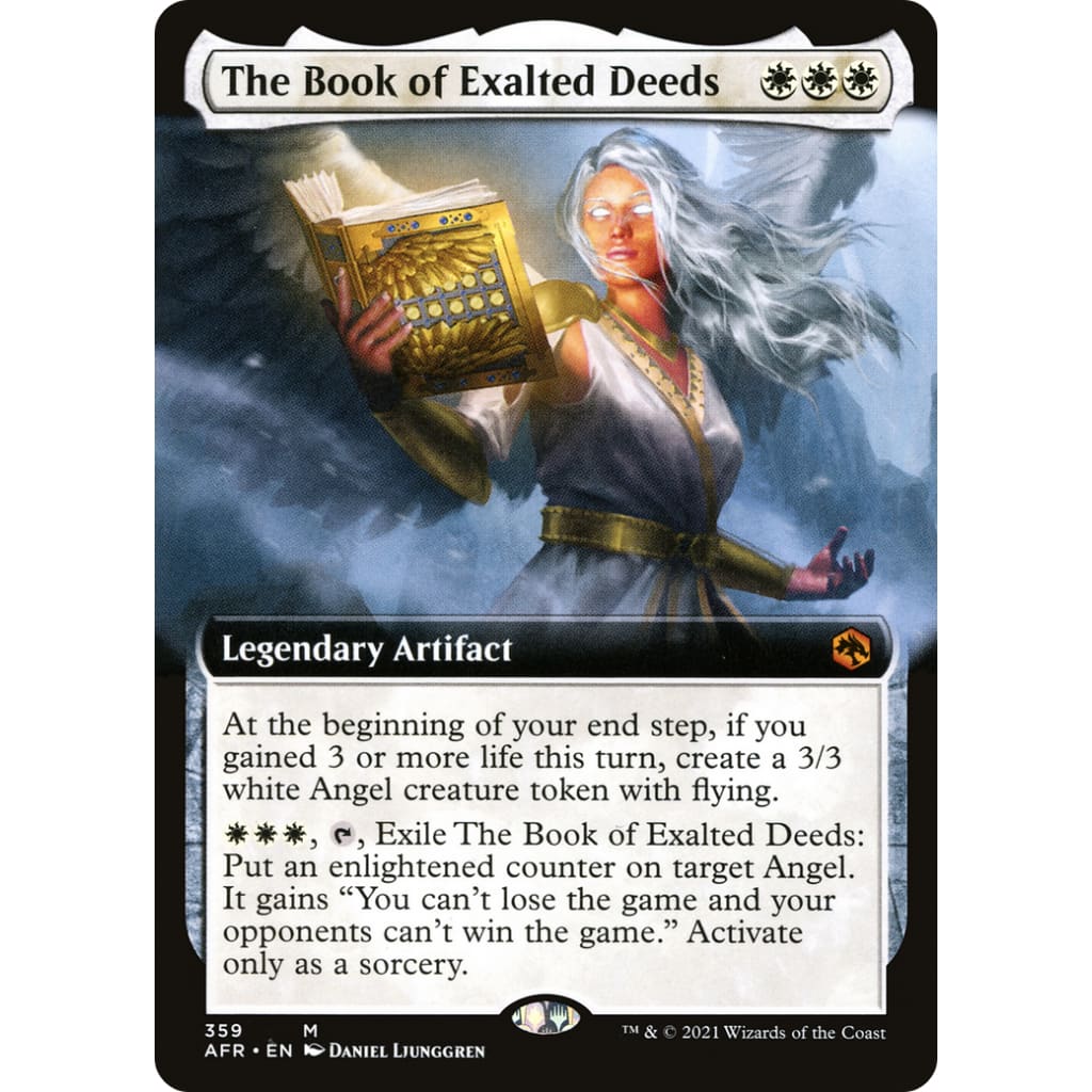 The Book of Exalted Deeds (AFR-359): (Extended Art) Foil