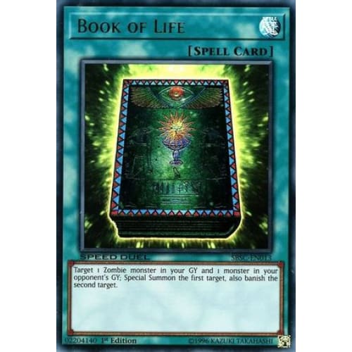 Book of Life (SBSC-EN013) Ultra Rare 1st Edition - Single
