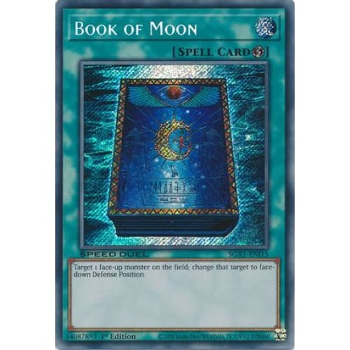 Book of Moon (Secret Rare) (SGX1-ENI15) Secret Rare 1st