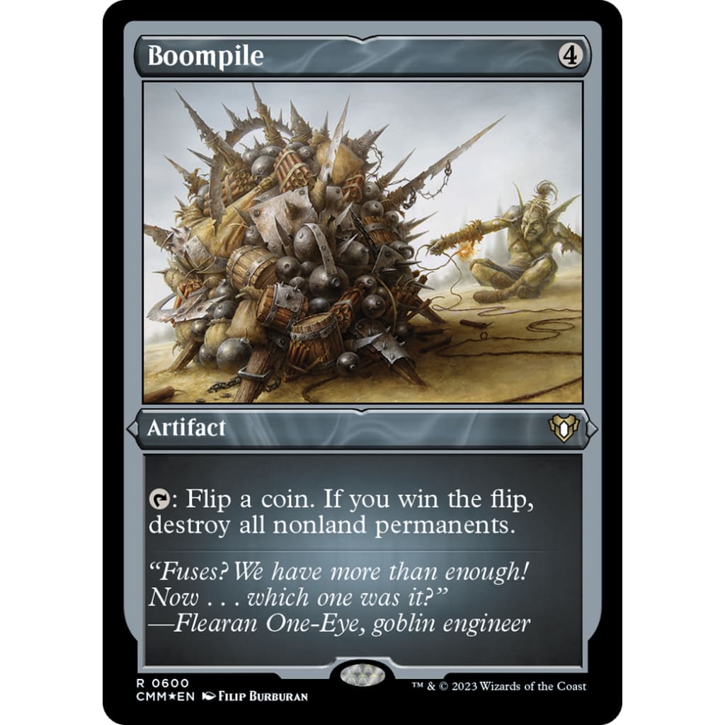 Boompile (CMM-600) Etched Foil - Single