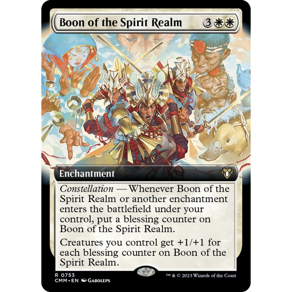 Boon of the Spirit Realm (CMM-753): (Extended Art) Foil