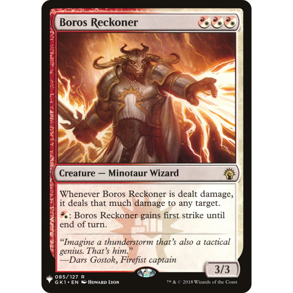 Boros Reckoner (PLST-GK1-85) - Single