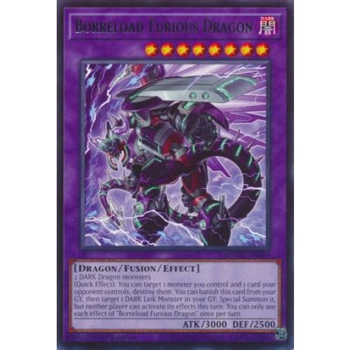 Borreload Furious Dragon - MZMU-EN099 Rare 1st Edition