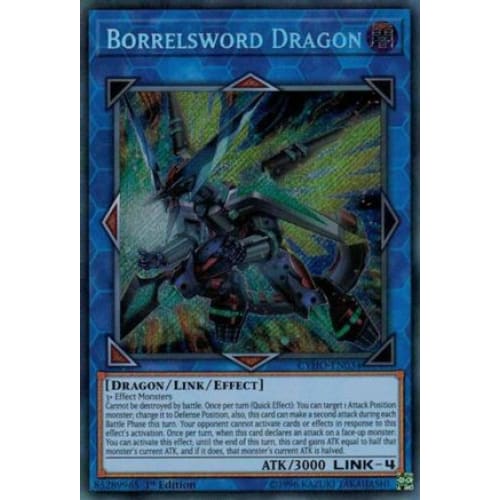 Borrelsword Dragon (CYHO-EN034) Secret Rare Unlimited