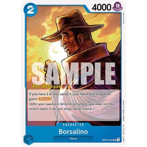 Borsalino OP06-054 UC Wings of the Captain Pre-Release