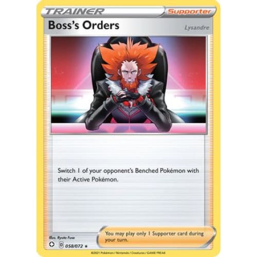 Boss’s Orders (58) Rare Classic - Single