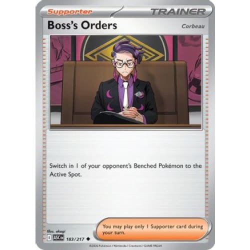 Boss’s Orders [Corbeau] - 183/217 (183) Uncommon - Single