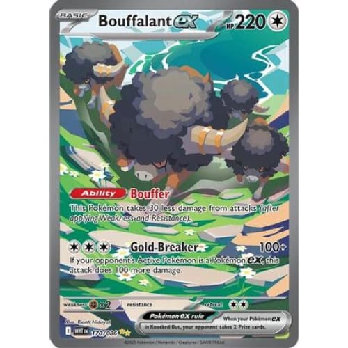 Bouffalant ex - 170/086 (170) Special Illustration Rare