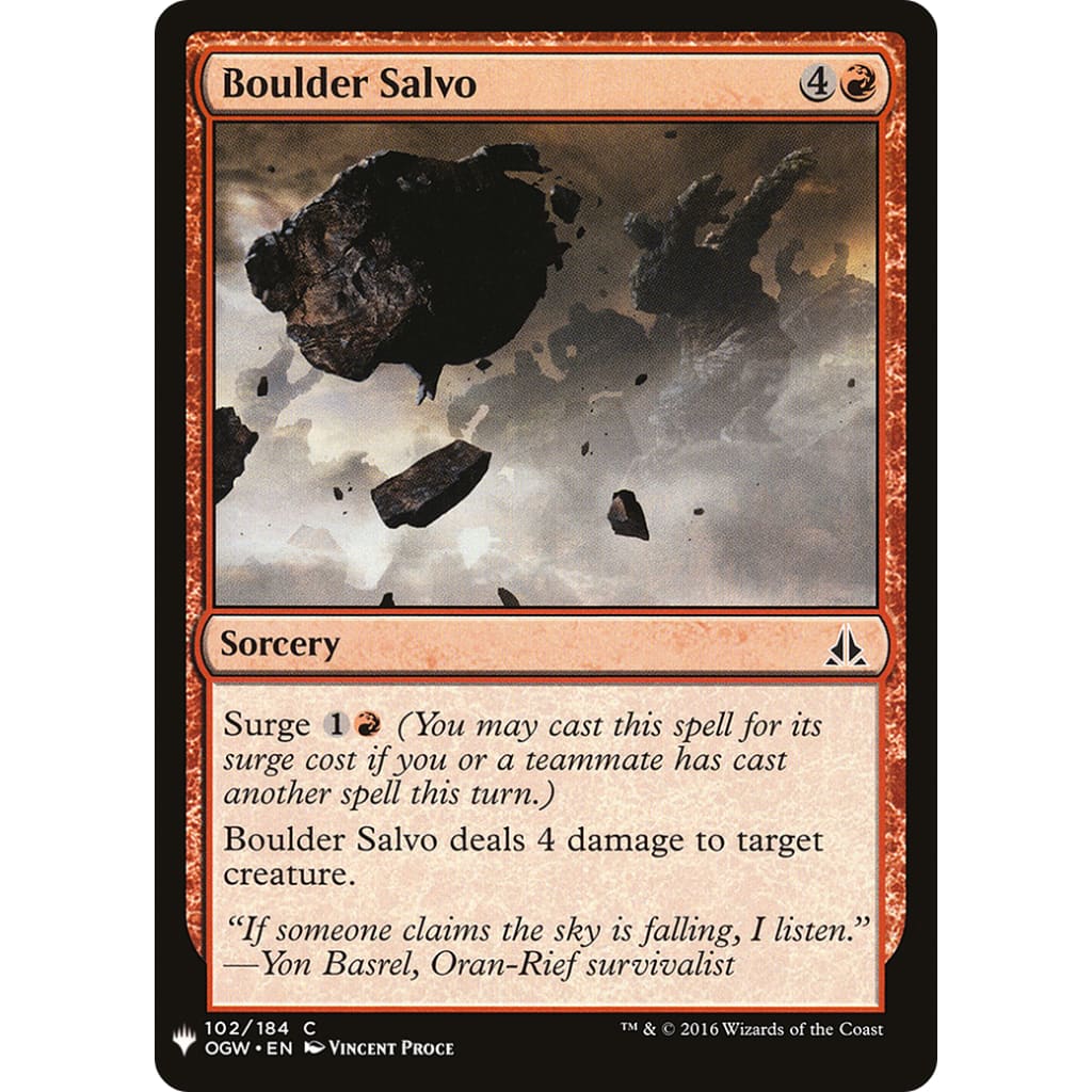 Boulder Salvo (PLST-OGW-102) - Single