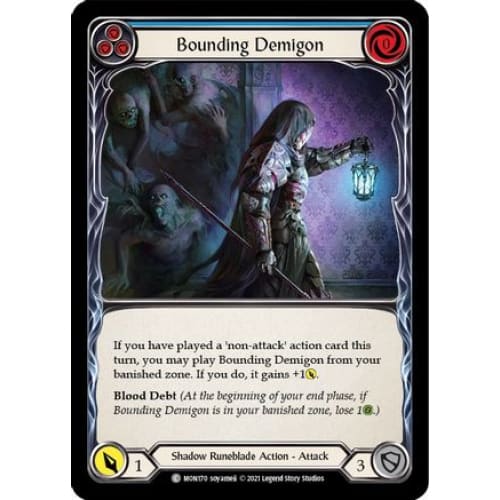 Bounding Demigon (Blue) (MONARCH) 1st Edition - Single