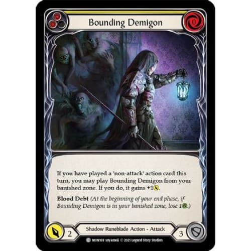 Bounding Demigon (Yellow) (MONARCH) 1st Edition Rainbow