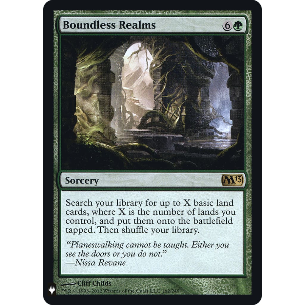 Boundless Realms (PLST-M13-162) Foil - Single