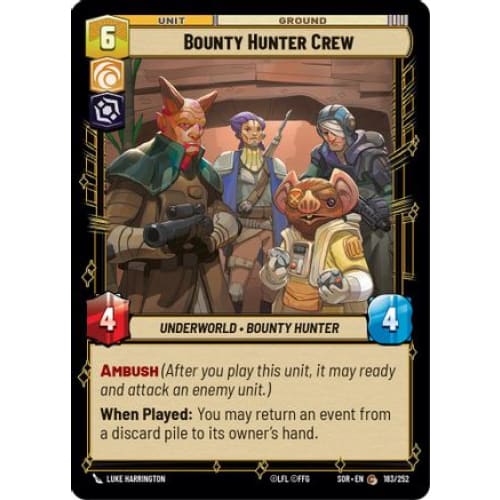 Bounty Hunter Crew (183/252) - Spark of Rebellion - Single