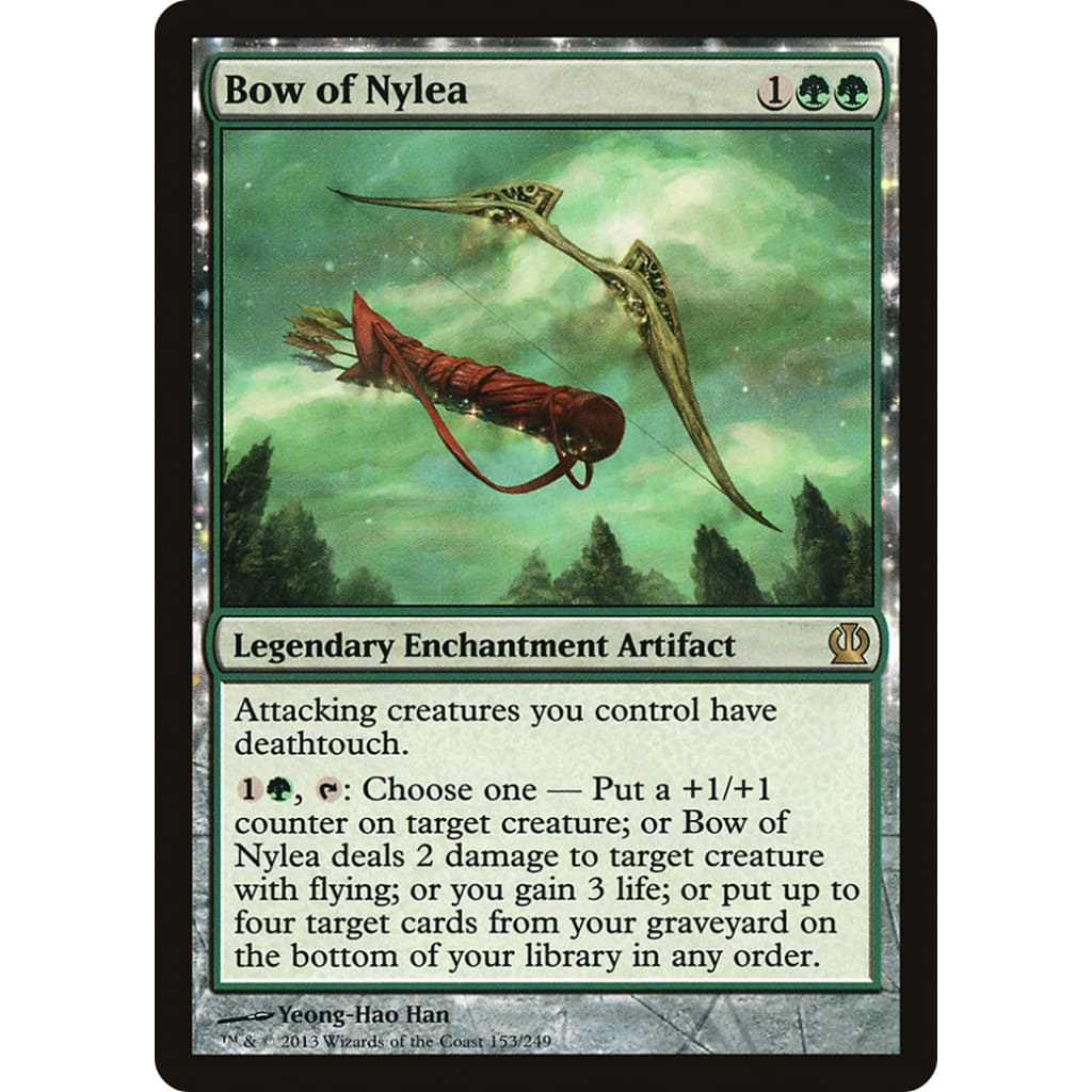 Bow of Nylea (THS-153): (nyxtouched) Foil - Single