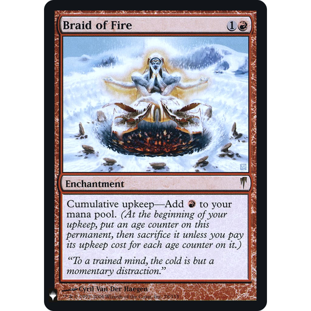 Braid of Fire (PLST-CSP-78) Foil - Single
