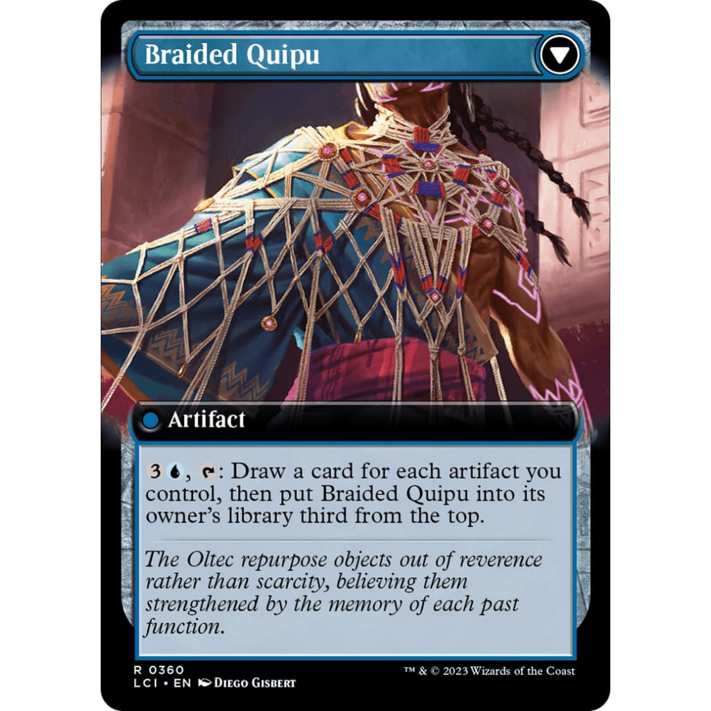 Braided Net // Quipu (LCI-360): (Extended Art) - Single