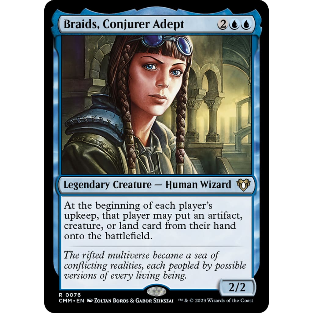 Braids Conjurer Adept (CMM-076) Foil - Single