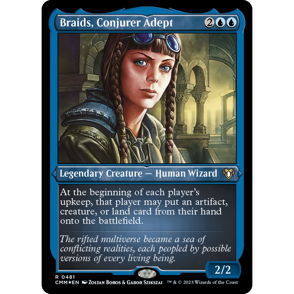 Braids Conjurer Adept (CMM-481) Etched Foil - Single