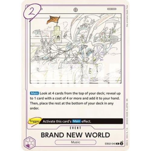 BRAND NEW WORLD EB02-040 R Extra Booster: Anime 25th