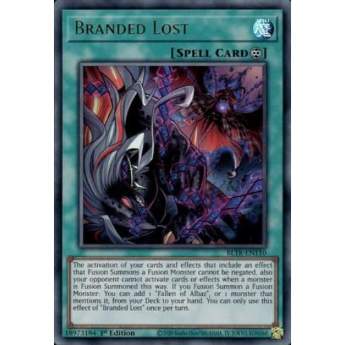 Branded Lost - BLTR-EN110 Ultra Rare 1st Edition - Single