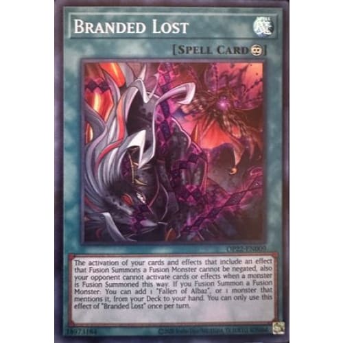 Branded Lost - OP22-EN009 Super Rare Unlimited - Single