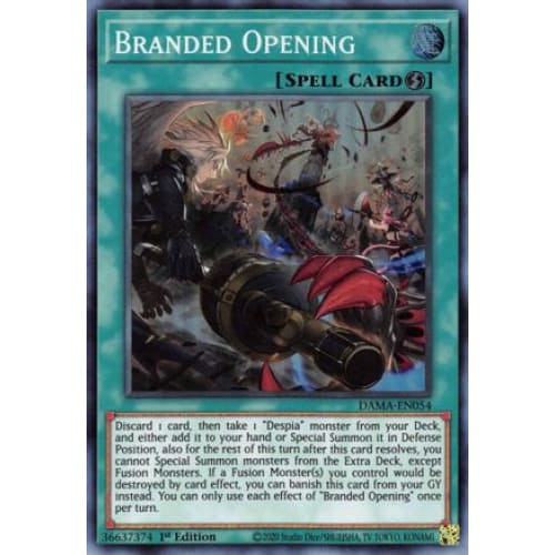 Branded Opening (DAMA-EN054) Super Rare 1st Edition - Single