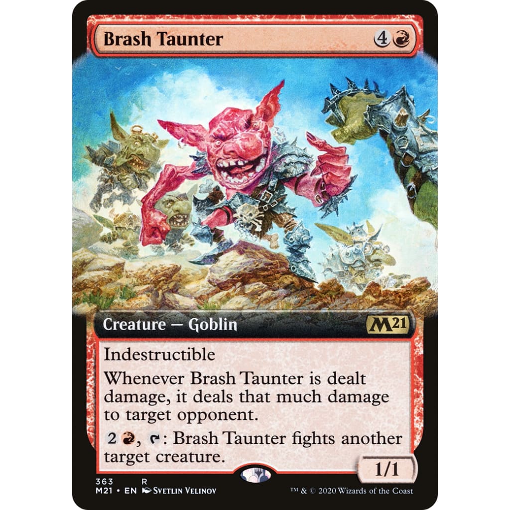 Brash Taunter (M21-363): (Extended Art) - Single