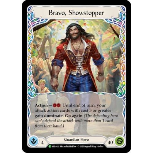 Bravo Showstopper (Rainbow) (FLESH AND BLOOD: PROMO CARDS)