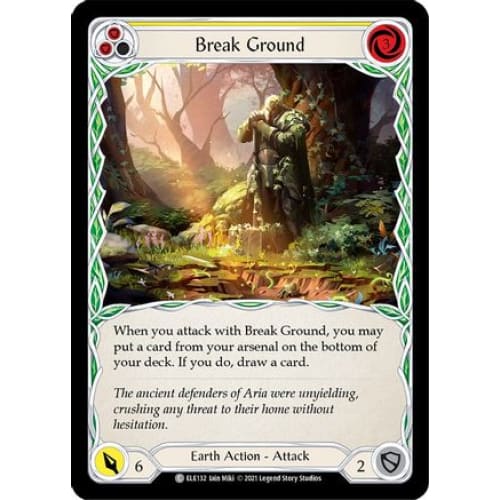 Break Ground (Yellow) (TALES OF ARIA) 1st Edition - Single