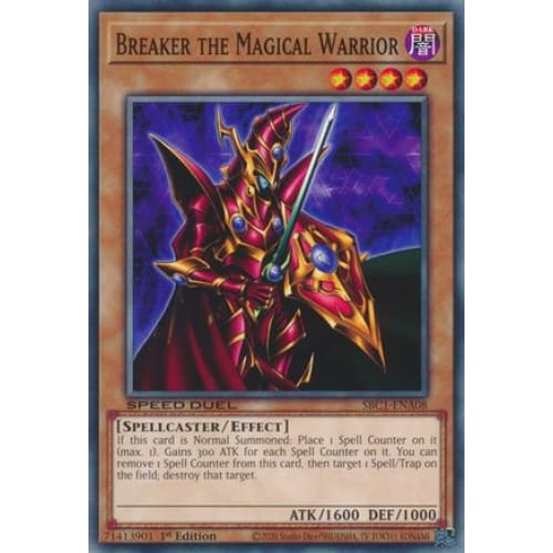 Breaker the Magical Warrior - SBC1-ENA08 Common 1st Edition
